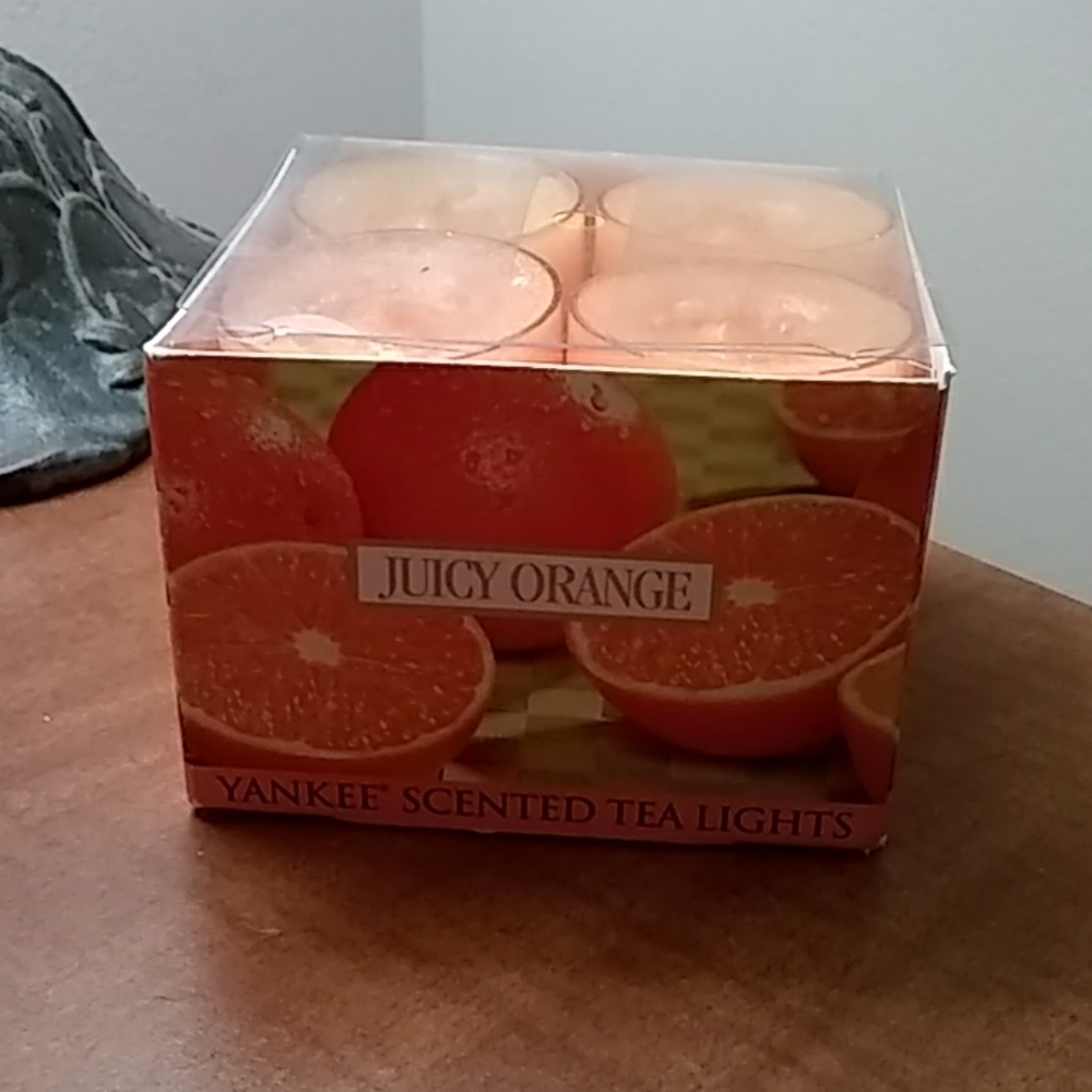 Yankee Candle Juicy Orange tea light candles